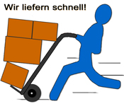 Wir liefern schnell!
