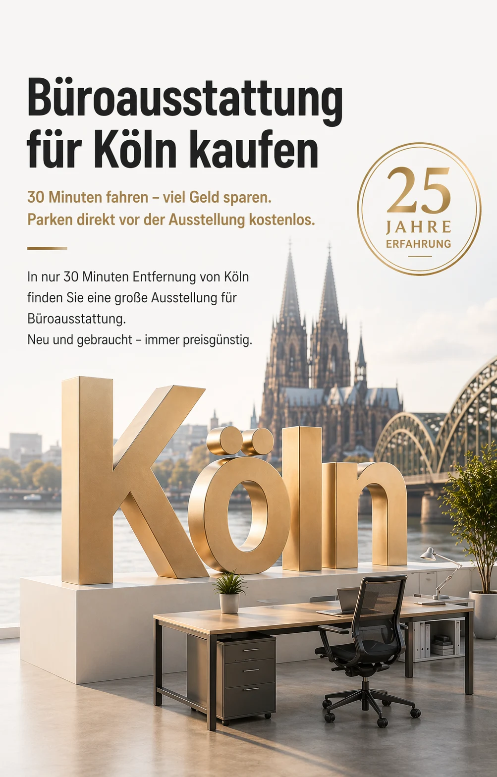 Büroausstattung für Köln: moderne Schreibtische, Bürostühle und Stauraumlösungen bei Expan live vergleichen und kaufen