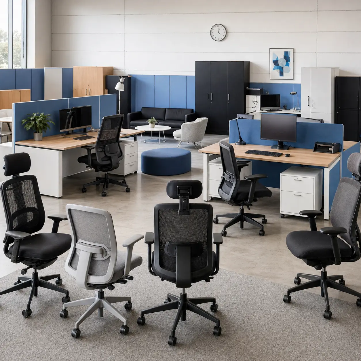 Ergonomische Bürostühle für Köln sofort verfügbar zum Mitnehmen oder Liefern lassen