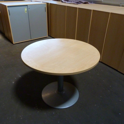 Besprechungstisch, rund, Ahorn