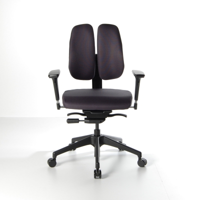Ergonomischer Bürodrehstuhl mit geteilter Rückenlehne 