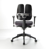 Ergonomischer Bürodrehstuhl mit geteilter Rückenlehne 