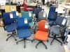 viele verschiedene gebrauchte Bürodrehstühle