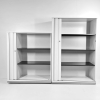 zwei Querrollladenschränke in unterschiedlichen Höhen von Steelcase