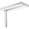 LED-Standleuchte XP Java in Silber, dimmbar, 196 cm hoch, mit direkter und indirekter Beleuchtung