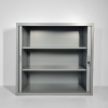 Stahl Querrollladenschrank in Alusilber in 1,5 oder 3 Ordnerhöhen