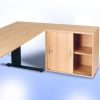 Tischhohes Anstellsideboard mit 2 Schiebetüren