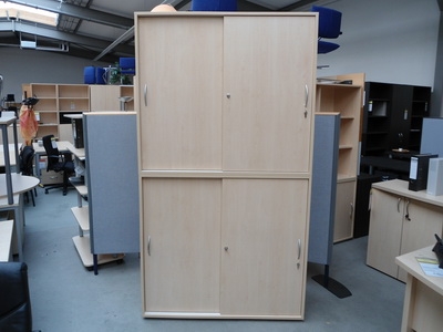Schiebetürenschrank   XP 6 Ordnerhöhen  Modul 120 cm breit