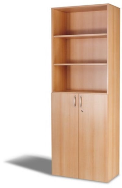 Kombination Aktenregal/Aktenschrank WEN 02, 6 OH 